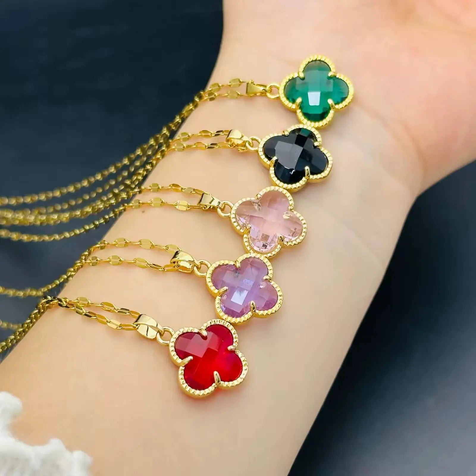 MARHOUHOU Fashion Jewelry Gift for Her - Clover Necklaces