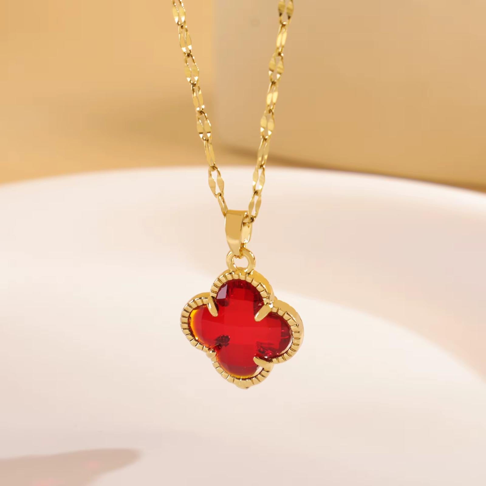 MARHOUHOU Fashion Jewelry Gift for Her - Clover Necklaces