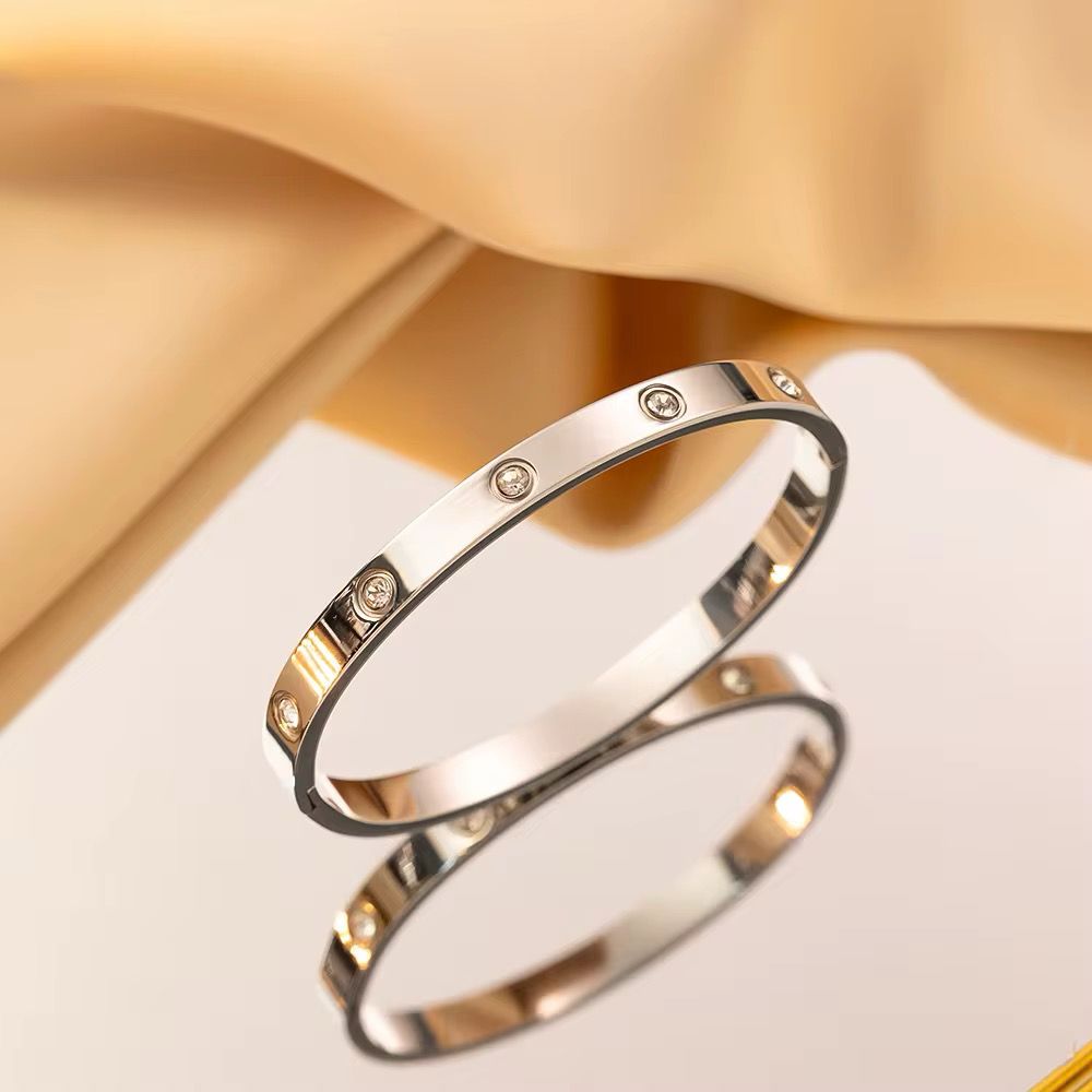 MARHOUHOU Gold Bracelet with Crystals - Gift Jewelry for Girlfriend