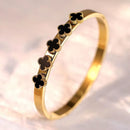 MARHOUHOU gold bracelet with black clover charms stylish friendship jewelry gift for women